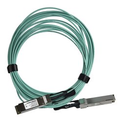 Fibra ottica MSA Conforme QSFP+ Green e Silver 10m QSFP40GAO10M