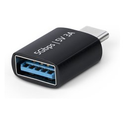 Adattatore computer USB A ad USB C Black USB31CAADGCP