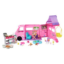 Camper dei Sogni con accessori BARBIE Rosa HRJ78