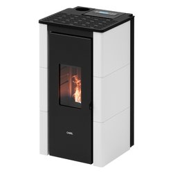 Image of Stufa pellet 7kW CRISTAL 7 UP T2 bianco 5 stelle Classe A+ 7025039 cod094