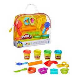 Pasta modellabile Valigetta Starter set  4 barattoli 57gr e accessori PLAY DOH B11695L0