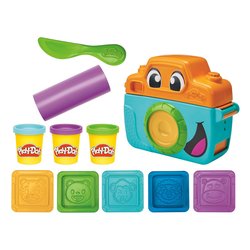 Pasta modellabile Starter set Macchina fotografica 3 barattoli 56gr e accessori PLAY DOH G05025L0