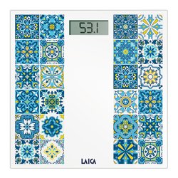 Bilancia pesapersone NEW ART Mediterranean Breeze White e Blue PS1083B