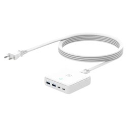 Caricabatterie USB Type-A, USB Type-C 65W GaN White MA DEGAN65 EU W