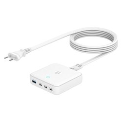 Caricabatterie USB Type-A, USB Type-C 100W GaN White MA DEGAN100 EU W