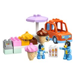 Image of Visita alla gelateria di Bluey ( 22 pz ) DUPLO bluY 24m+ 10458 cod094