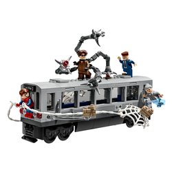 Image of Spider-Man contro Doc Ock: duello sul treno ( 393 pz ) MARVEL SUPER HEROES 9a+ 76321 cod094