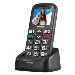 Image of Cellulare 2G Gprs AMICO Unico+ Dual SIM nero cod094