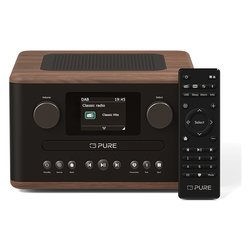 Compatto HI FI CLASSIC C D4 Bluetooth Coffee black e Walnut 15w 255052