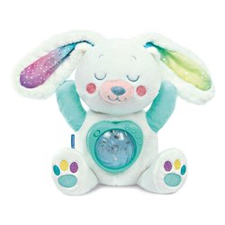 Peluche Lepre artica Fiocco con proiettore aurora boreale BABY 17588