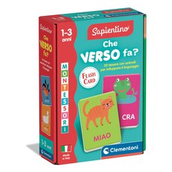 Gioco educativo Che Verso Fa ? Montessori 12-36m SAPIENTINO 16831
