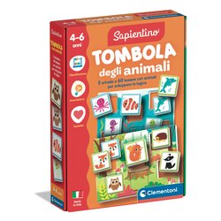 Gioco prescolare Tombola degli Animali 4-6a SAPIENTINO 16842