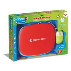 Gioco prescolare Il Mio Primo Computer con mouse 5a+ COMPUTER KID Rosso 16656