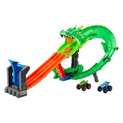 Playset Demolizioni del Drago HOT WHEELS MONSTER TRUCKS JFR06