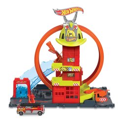 Playset  Super Loop Fire Station HOT WHEELS CITY HKX41