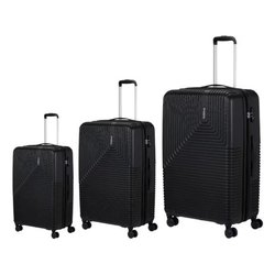 Set trolley rigidi 3 pz tg. S/M/L NITELINE Black