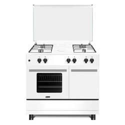 Cucina gas 4 zone Forno a Gas DL964GEWB White (90x60x84,4cm)