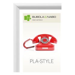 Cornice plastica (21x29,7cm) BASIC PLA STYLE Bianco PLA01 BI MA4