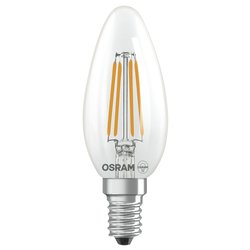Lampadina led candela E14 (4W) , luce fredda STAR CLASSIC B
