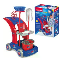 Carrello pulizia giocattolo Maxi Super Mocio (49,5cm) VILEDA FOR KIDS Rosso e Blu VLE00000