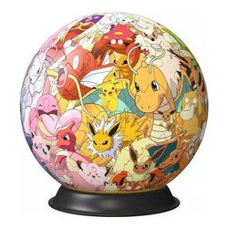 Puzzle 72 pz Puzzleball Pokemon 6a+ (12,9x15,9cm) 3D 11595