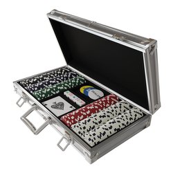 Carte gioco CLASSIC GAMES Poker set con valigetta alluminio 933405 003