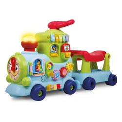 Image of Il trenino primipassi 4 in 1 parlante portagiochi CAROTINA BABY 113699 cod094
