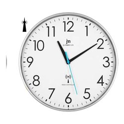 Orologio da parete (30cm) radio controllato JUSTAMINUTE Silver 00917RCS