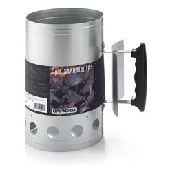 Accenditore barbecue con manico antiscottatura (17x27cm) Silver STARTER185