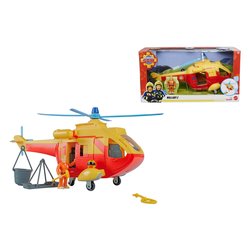 Image of Elicottero giocattolo Wallaby 2 con Tom luci e suoni (34cm) SAM IL POMPIERE Rosso e Giallo 109252655038 cod094