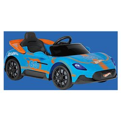 Auto elettrica R/C 12V 3,1Ah Lithium (105x66cm) HOT WHEELS Azzurro e Arancio IGOR0123