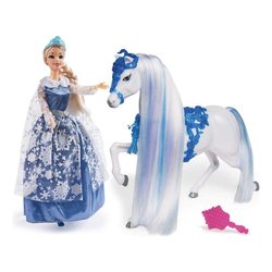 Set bambola Regina dei ghiacci con cavallo DISNEY PRINCESS GG03025