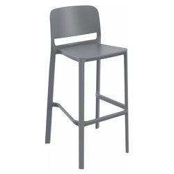 SALLY Sgabello Grigio Metal