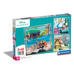 Puzzle 3x48 pz Super Color 5a+ (21x20,5cm) DISNEY CLASSIC 25302