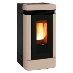 Stufa pellet 12kW LUCIA PLUS 16 Tortora 4 stelle Classe A+ 1292552
