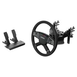 Volante e pedaliera simulatore guida R5 Track Driving Bundle Black RS071