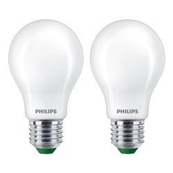 Set lampadine led (2pz) goccia E27 (4W) , luce calda