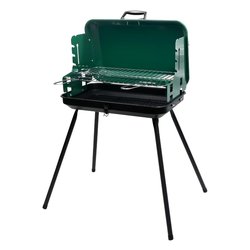 Barbecue Carbonella valigetta 30-49 con griglia Verde 39099
