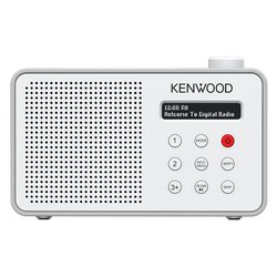 Radio DAB+ Automatic Safety Alert White e Silver CR M25DAB W