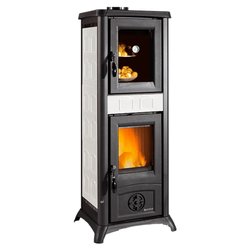 Stufa legna 7,3kW GEMMA FORNO 16 Ceramica White 5 stelle 3009301