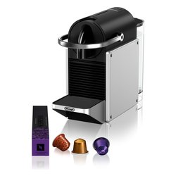 Macchina caffè Capsula 1260W PIXIE EN 127S Silver e Black 0132193834