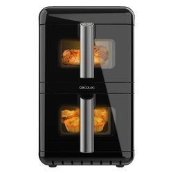 Friggitrice ad aria (10in1) 2900W (12Lt) CECOFRY DuoLevel 12000 Black A01 EU01 109325