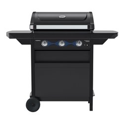 Barbecue GPL e Metano Compact 3 L DualGas con griglia, forno Nero 2226230
