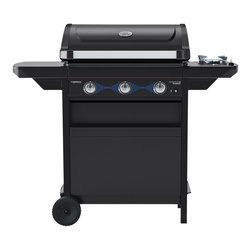 Barbecue GPL e Metano Compact 3 Ls DualGas con griglia, forno Nero 2226301