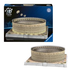 Puzzle 3D 291 pz Colosseo con luci Led 8a+ (36,2x31x12,2cm) 12008034