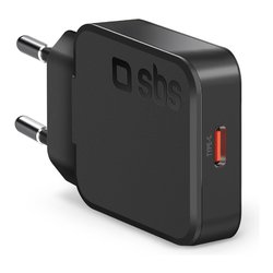 Caricabatterie USB Type-C SLIM WALL CHARGER 20W Black TETRGAN1C20SLIM