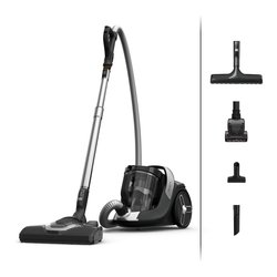 Aspirapolvere 500W 2,5 Lt GREEN FORCE Cyclonic Effitech+ RO7C66 Black e Grey 2211401255