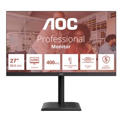 Monitor 27" ( IPS 4K 2160p UHD 60Hz ) PROFESSIONAL Pivot Black U27E4CV