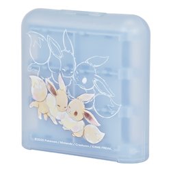Custodia videogioco SWITCH 2 24 Game Card Case Pokemon Eevee Cottage Core Light blue NSX 084E