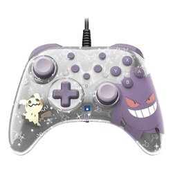 Gamepad SWITCH 2 Horipad Turbo Pokemon Gengar & Mimikyu Clear e Purple NSX 090E